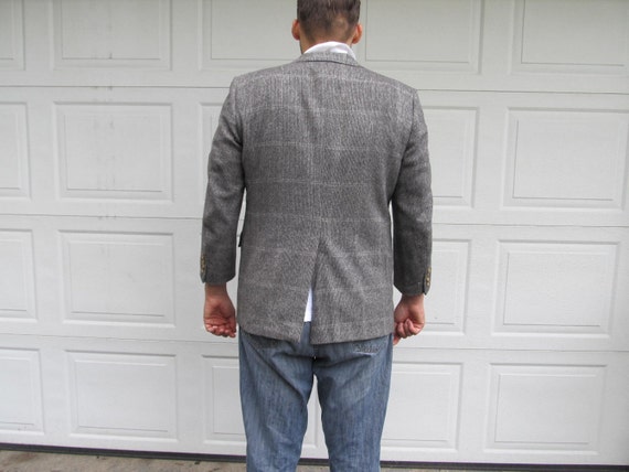 1970s Men's Gray Camel Hair blazer, sportcoat - image 3