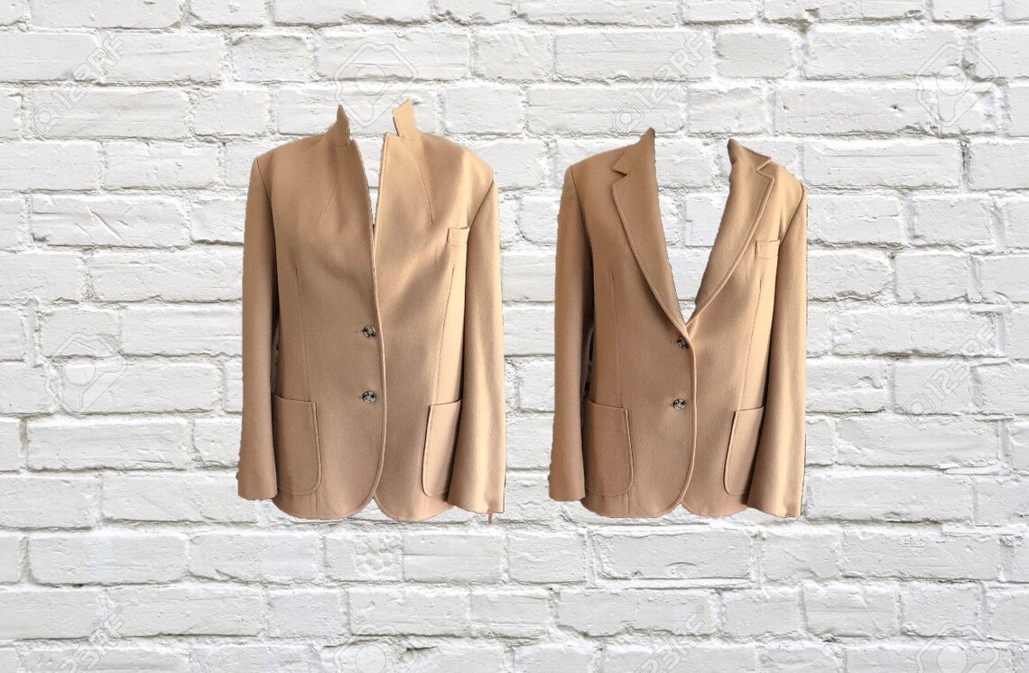 1970s womens vintage lightweight blazer, light academia, S, foto 1 di 5