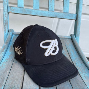 Vintage trucker hat, Budweiser NASCAR, vintage snapback hat, black hat