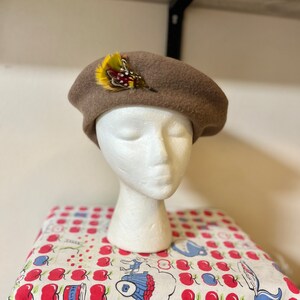 Vintage Ruth Alan Designs 100% Wool Cherry Red Beret Satin Lined Preppy Hat OS Beret Red 100% Wool Vintage Hats for Women for sale | eBay main image 2