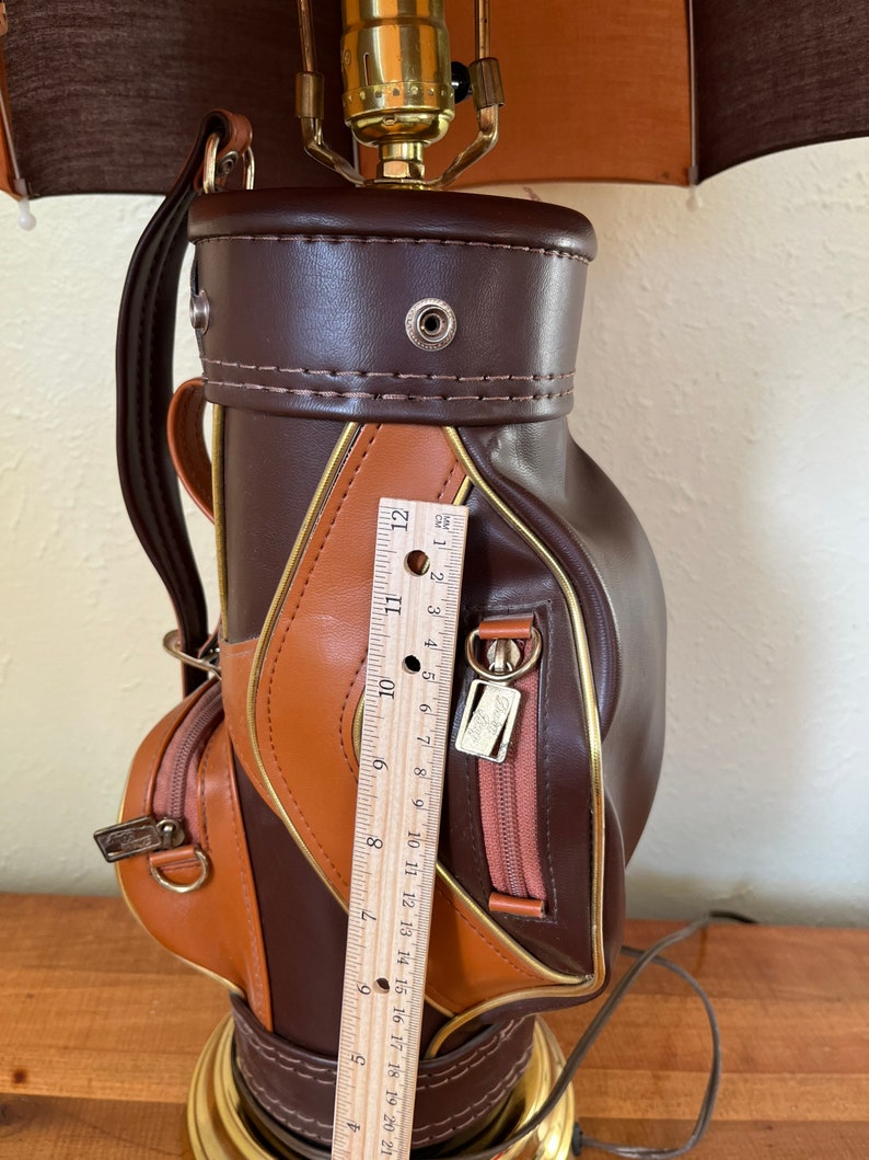 Vintage 1970s Dura Golf Bag Lamp Golf Umbrella Lamp Etsy