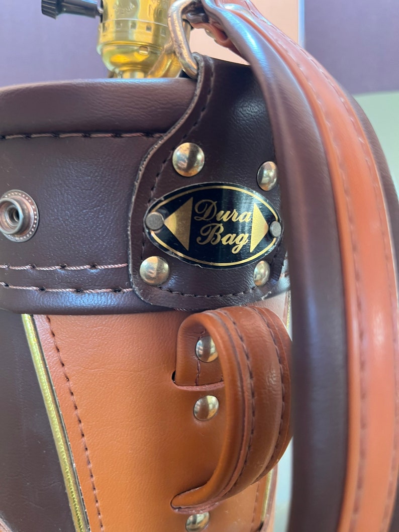 Vintage 1970s Dura Golf Bag Lamp Golf Umbrella Lamp Etsy