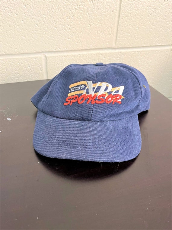 Vintage trucker hat, Friends of NRA Sponsor, blue 