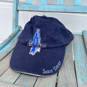 Trucker Hat, Chicago Sears Tower, navy blue
