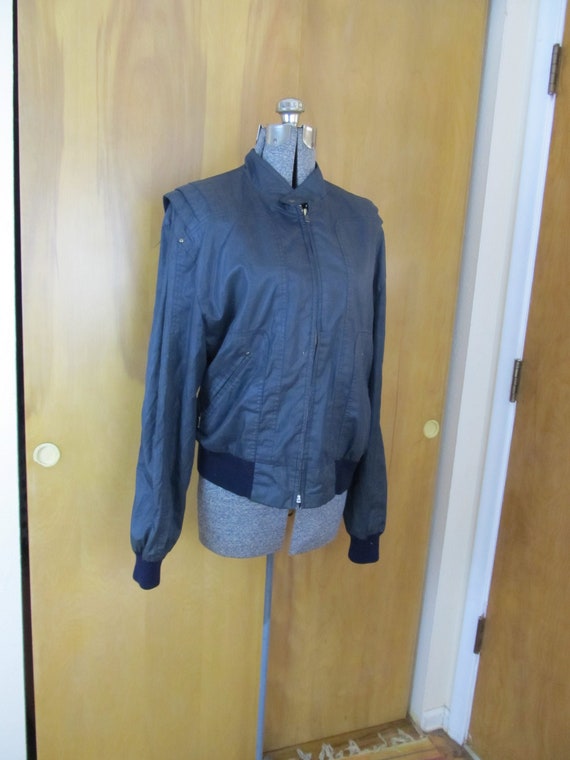 1980s vintage mens Jordache bomber jacket, 42, Med