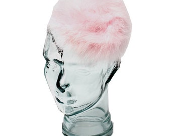 Pink Feathered -Headband/ fascinator