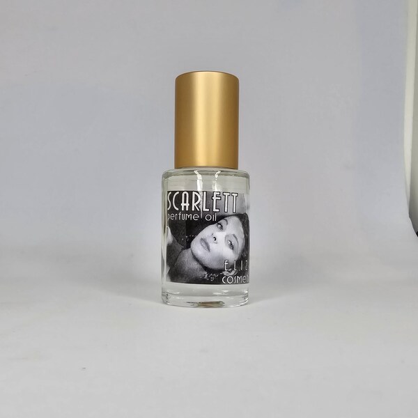 Scarlett // Aceite de perfume clásico de Hollywood (5 ml) // Floral jugoso