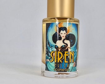 SIREN || Alluring aquatic perfume with sensual jasmine, benzoin, ambergris, civet, and myrrh || 5ml Roll-on Perfume Oil