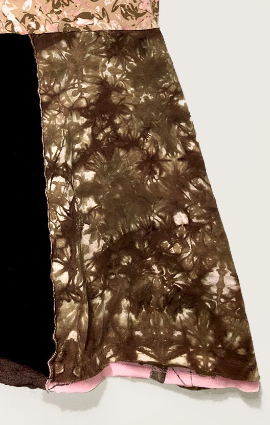 Pink Camo Tshirt Tunic Dress Upcycled Clothing Etsy