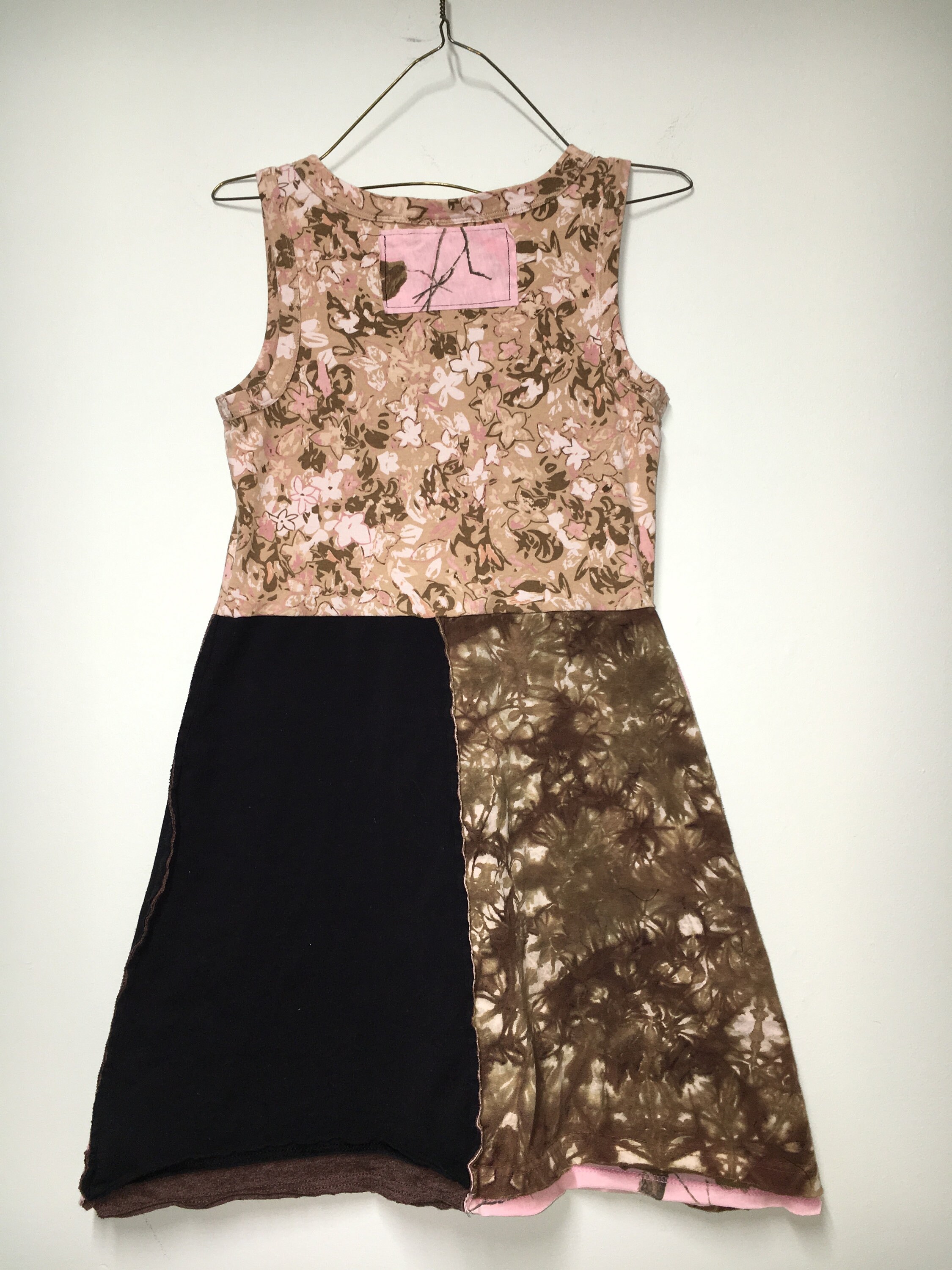 Pink Camo Tshirt Tunic Dress Upcycled Clothing Etsy