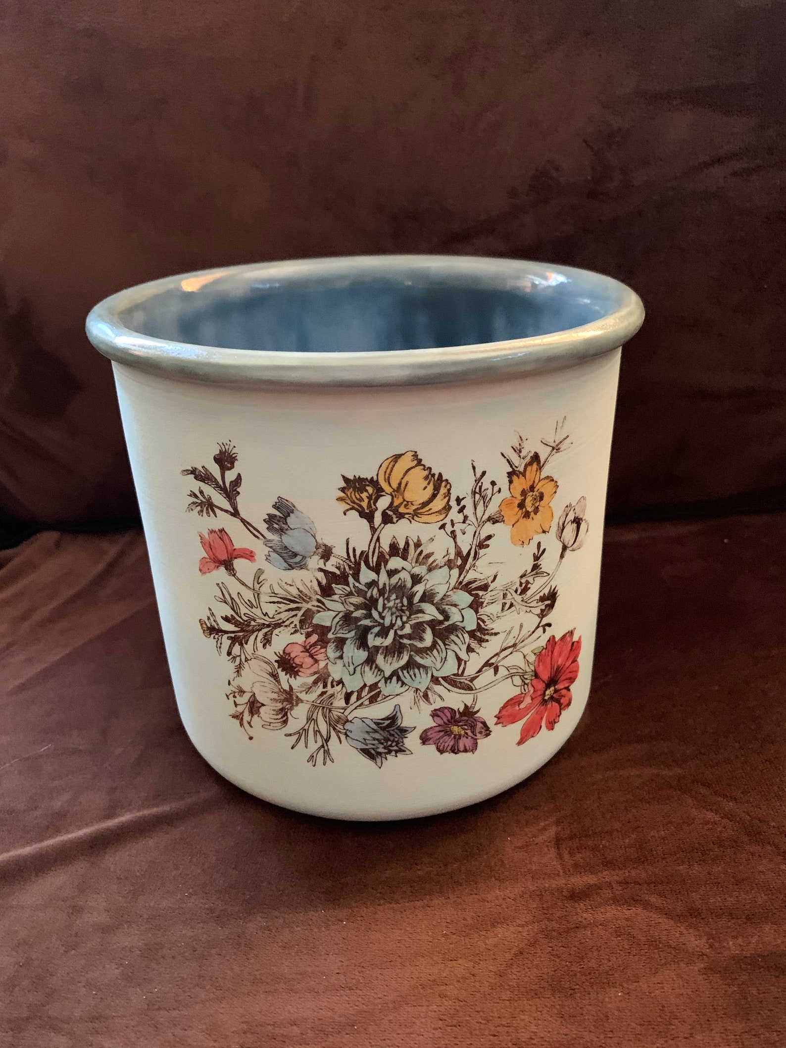 Extra large utensil crock Etsy