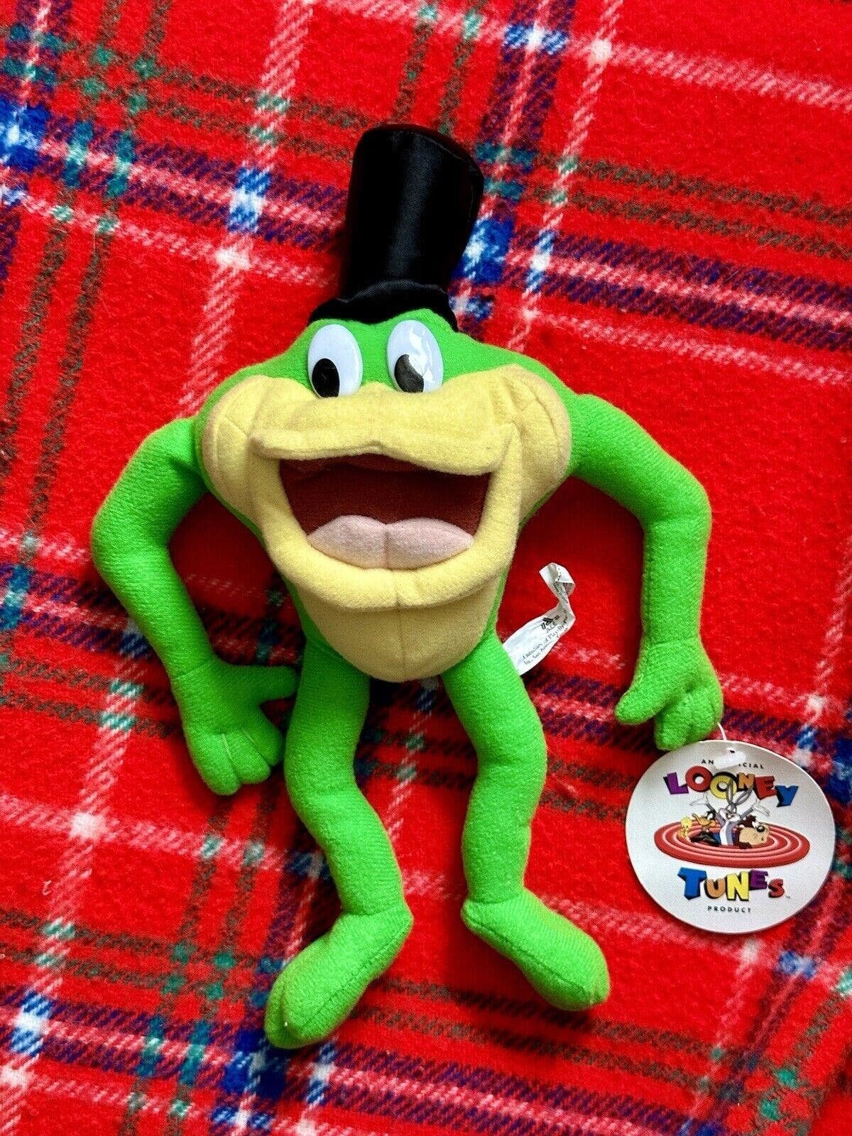 Vintage 1996 Looney Tunes Michigan J. Frog Stuffed Plush NWT - Etsy
