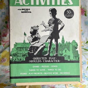 Children&#39;s Activities Magazine March 1947 For Home and School