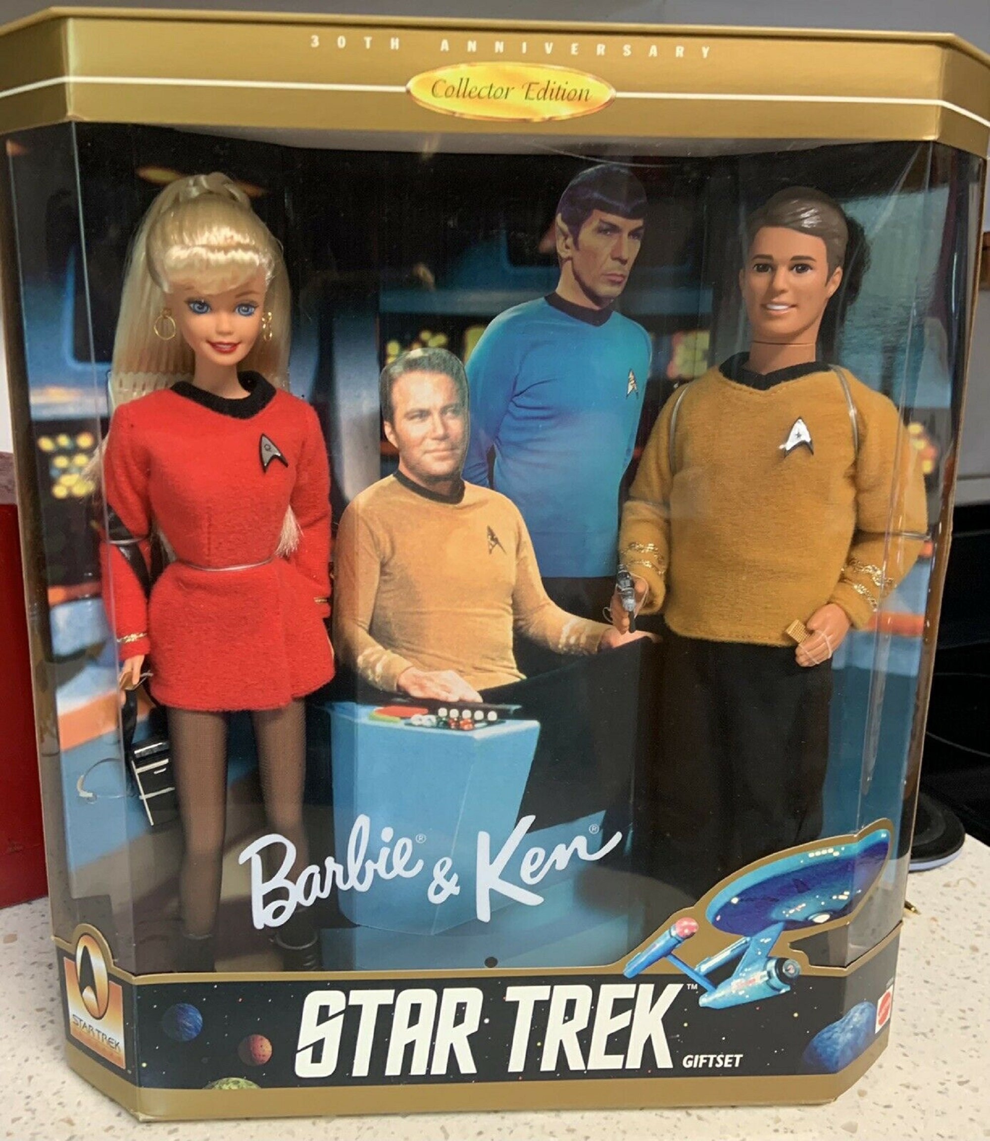 star trek barbie and ken set