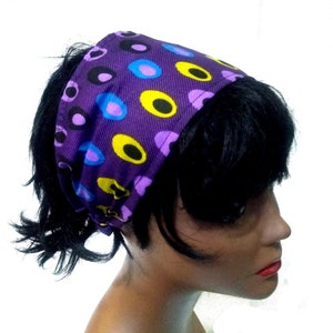 5 Pcs Different African Fabric Ankara Kente Print Hair Band  Headband