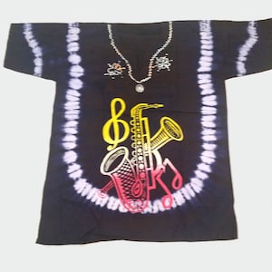 Unisex African Dashiki Navy Blue Top. Shirt.  Fits M-XL