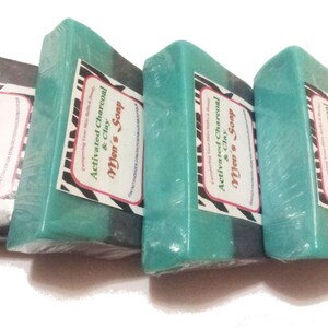 Activated Charcoal & Clay Men&#39;s Homemade All Natural Bath Soap