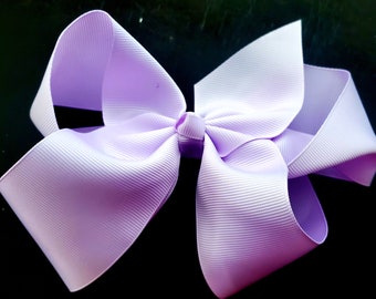 Large Plain Grosgrain Ribbon Girls Boutique Clip Bow- More Colors And Designs.