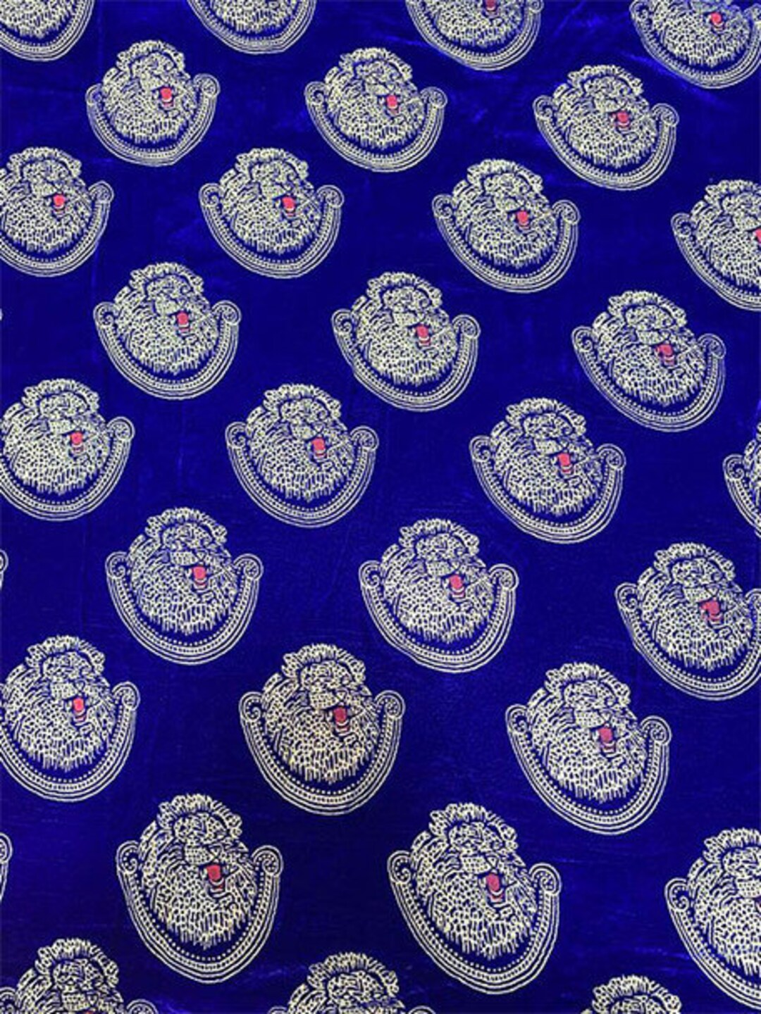 2 5 Yards Royal Blue Velvet Isiqgu George Wrapper Traditional Isiagu Il 1080xN.4350308659 6r84