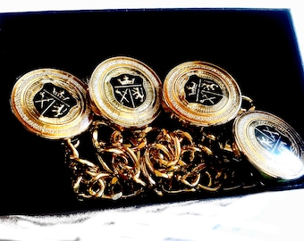 Men's Stud Button Chain Lapel Pin For Traditional Top Dress Shirt . Isiagu Top. Nice Gift