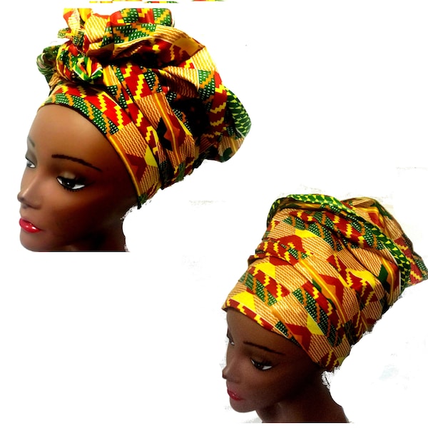 Kente Head Wrap - Etsy