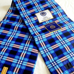 6 Yards poly-cotton African Ankara plaid And Dashiki Prints abric. More Prints to Choose
