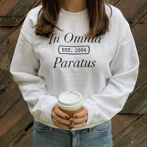 In Omnia Paratus Embroidered Sweatshirt