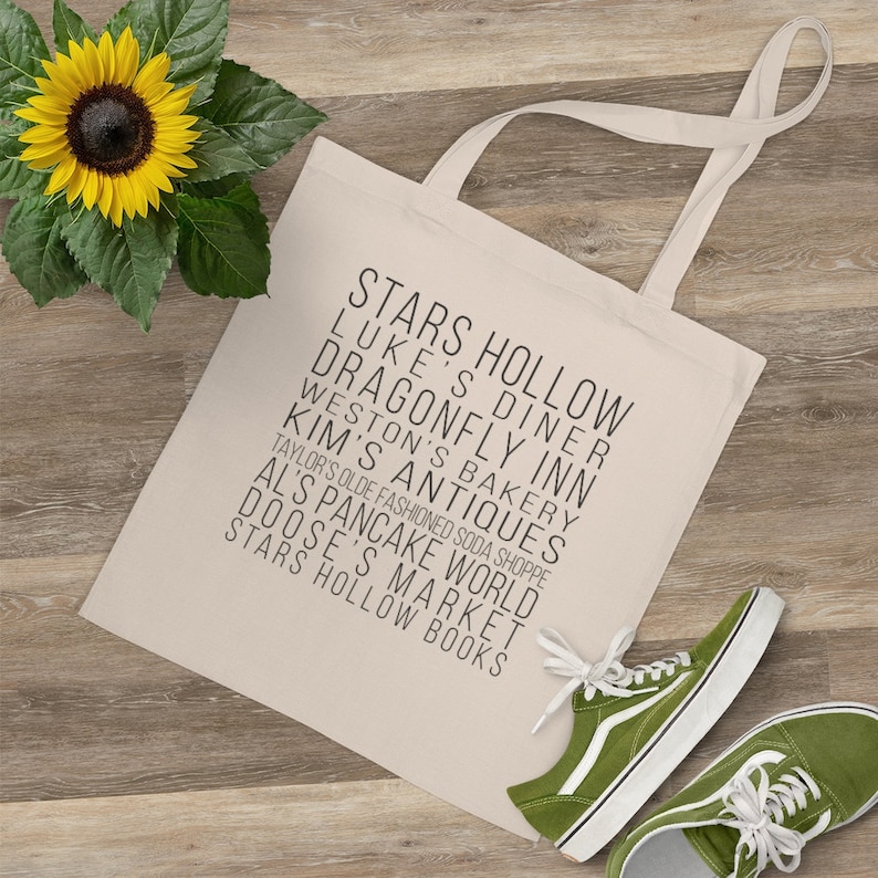 Luke/'s Diner Tote Bag Gilmore Girls Tote Lorelai Gilmore Tote Stars Hollow Tote Bag Gilmore Girls Bag