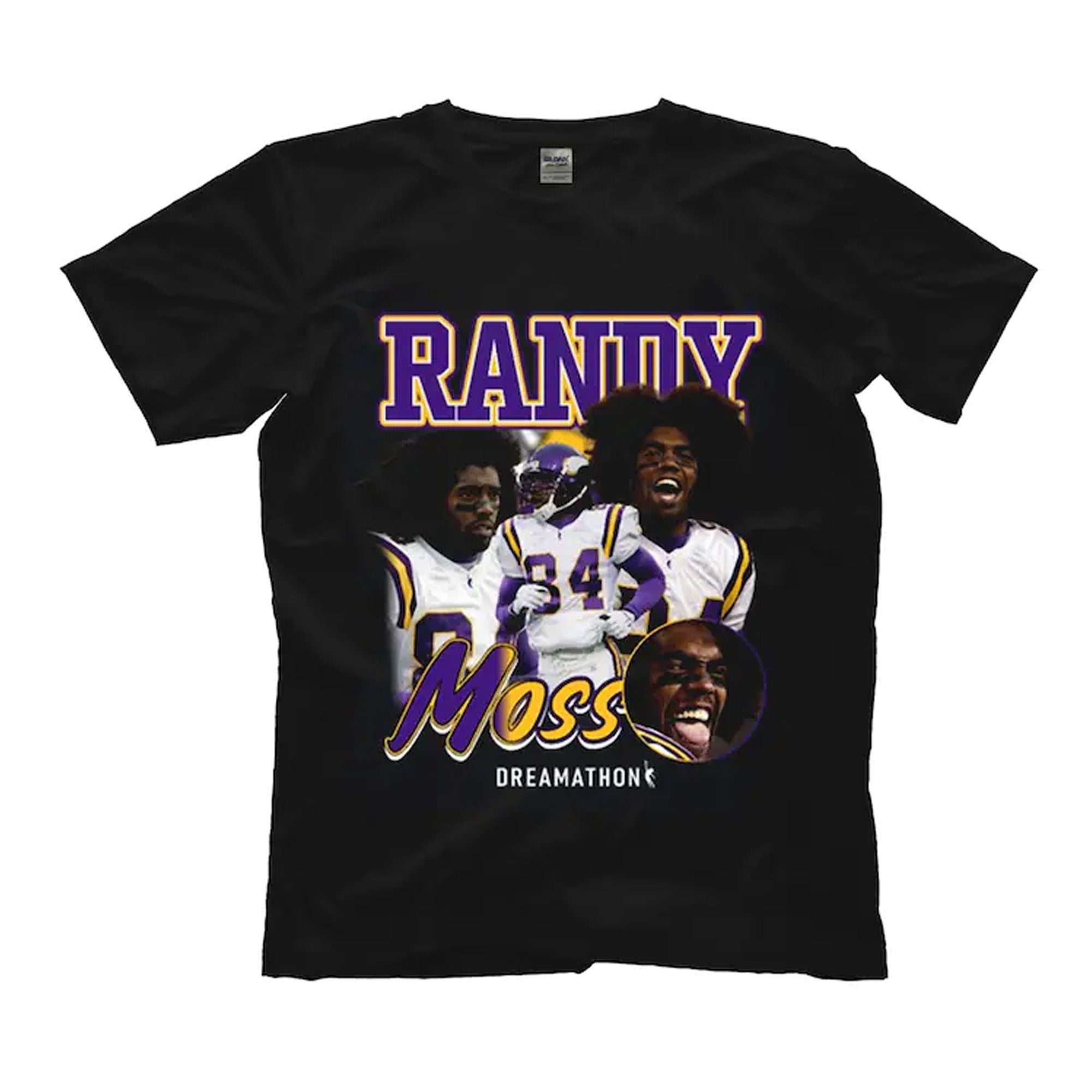 Justin Jefferson Randy Moss Shirt, Vintage Randy Moss 90s Style Rap T-shirt