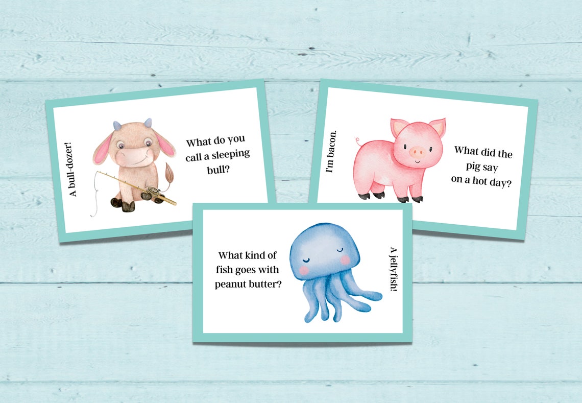 Lunch Box Jokes for Kids Printable Jokes for Boys Digital Download for Girls Lunch Box Jokes for ...