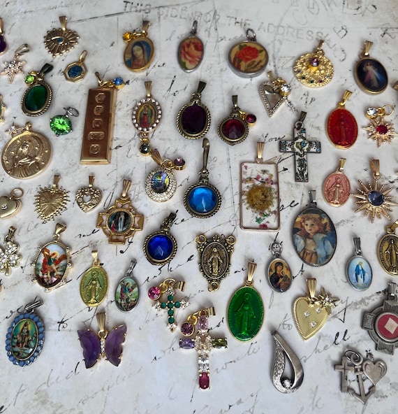 Religious charms for necklaces sale