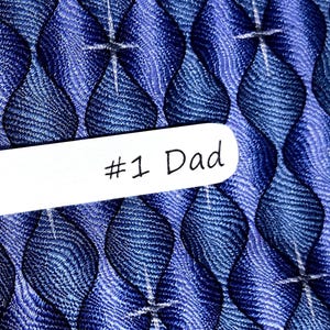 Number 1 Dad engraved tie clip / Tie bar / Father's Day Gift / #1 Grandpa