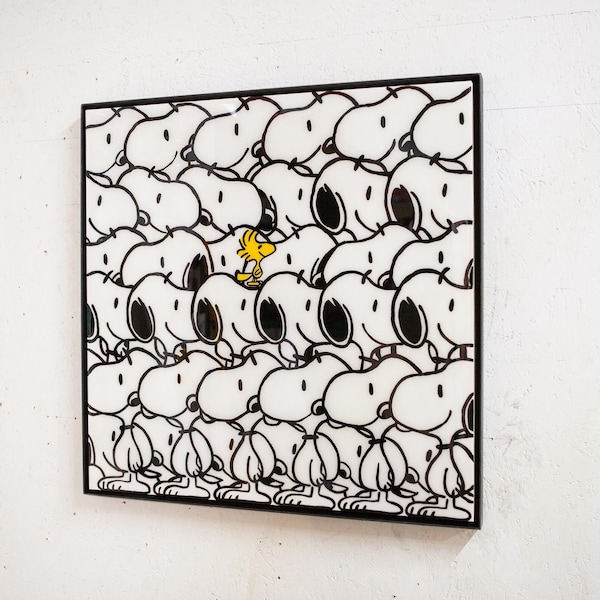 Pop Art Street Art résine Art peintures photos abstrait Unique Snoopy