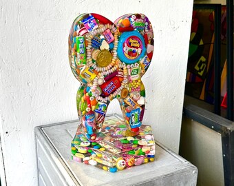 Pop Art, Street Art, Bio Resin Art, 3D Wall Art, Abstract, Unique, candy art