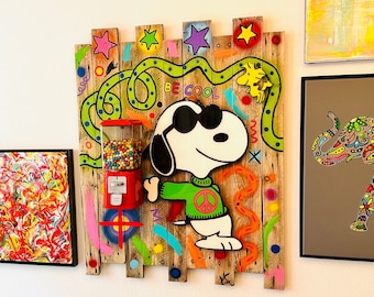 Pop Art Street Art Dipinti artistici in resina Immagini Astratte Uniche