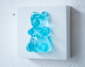 Pop Art, Street Art, Bio Resin Art, 3D Wall Art, Abstract, Unique, Gummy Bears