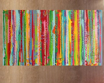 Abstraktes Gemälde Unikat Moderne Kunst Leinwand Acryl Bilder Malerei Handmade