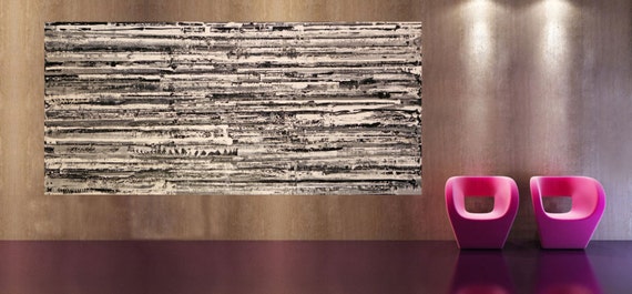 Xxl Abstrakt Picture Art Painting 1 X 55 Inch 300 X 140 Cm Etsy