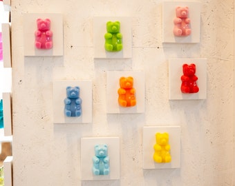Pop Art, Street Art, Bio Resin Art, 3D Wall Art, Abstract, Unique, Gummy Bears