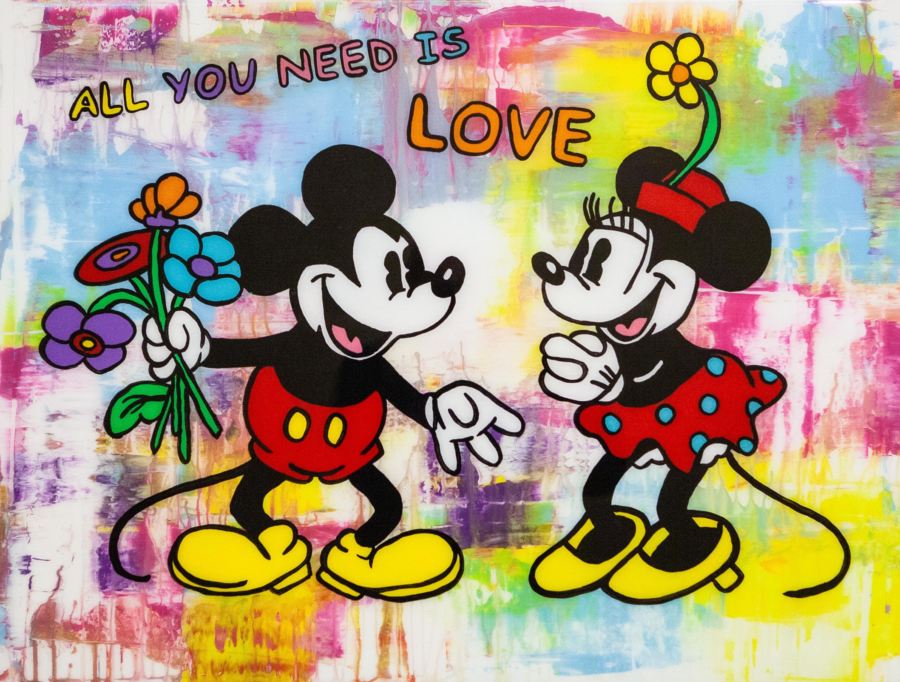 Mickey Mouse Luminart - Leucht Leinwand, Küche und Haushalt, Haushalt &  Gadgets, Spiele & Geschenke