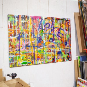 Abstraktes Gemälde, Unikat, Moderne, Kunst, Leinwand, Acryl, Bilder, Malerei