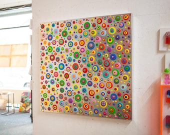 Pop Art, Acrylic, Aluminum, Abstract, Unique, Painting