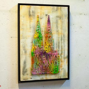 kölner dom Pop Art, Pictures , Abstract, Art, Picture, Modern, Design, Acrylic, Painting