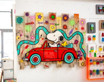 Pop Art Street Art Resin Art Dipinti Immagini Astratti Unici