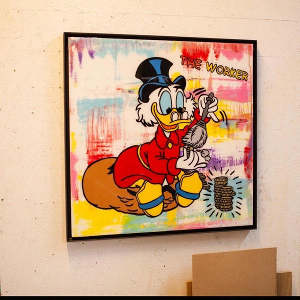 Pop Art Dagobert Duck