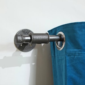 Gardinenstange Loft Stahl curtain rod Industriedesign