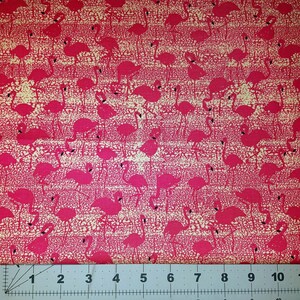 Flamingos - Dear Stella Designs - 1/2 yard - 100% Cotton Woven Fabric