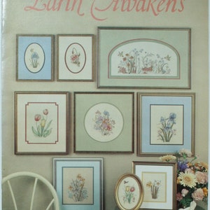 1985, Ulotka Earth Awakens Cross Stitch, Leisure Arts