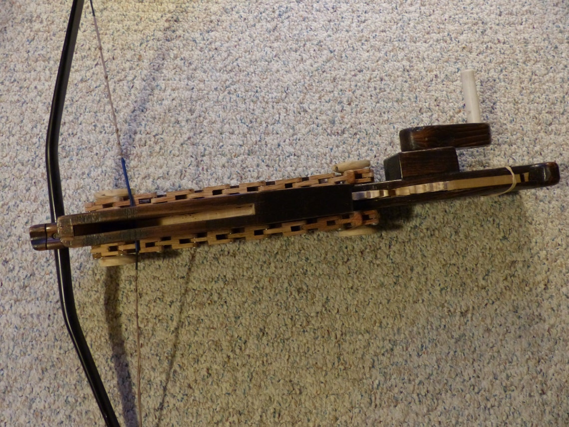 Automatic Crossbow Plans, Hand Cranked gattling Crossbow Etsy