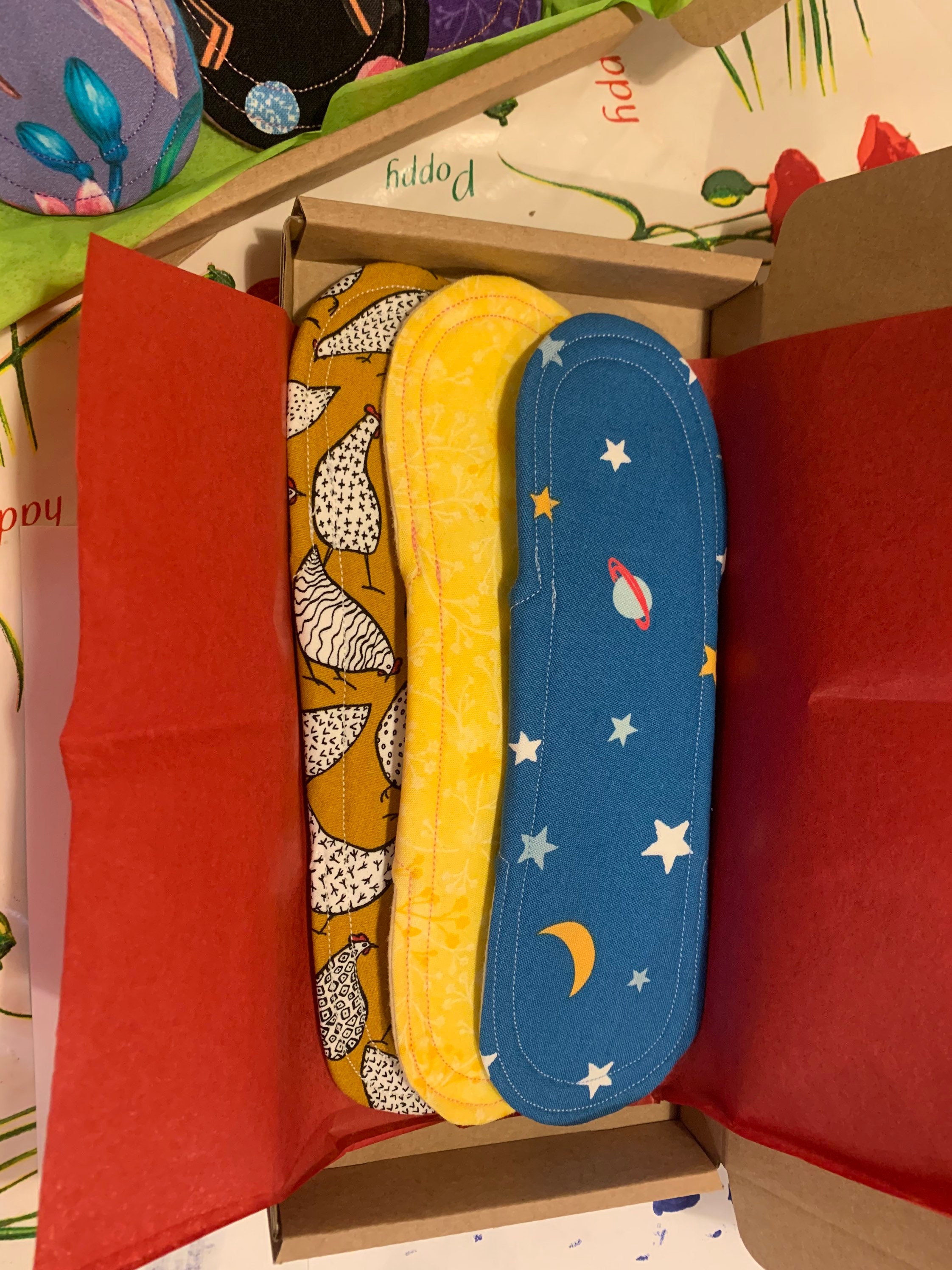 Pack of 10 Reusable Cotton Panty Liners 7 Inches Long Etsy UK